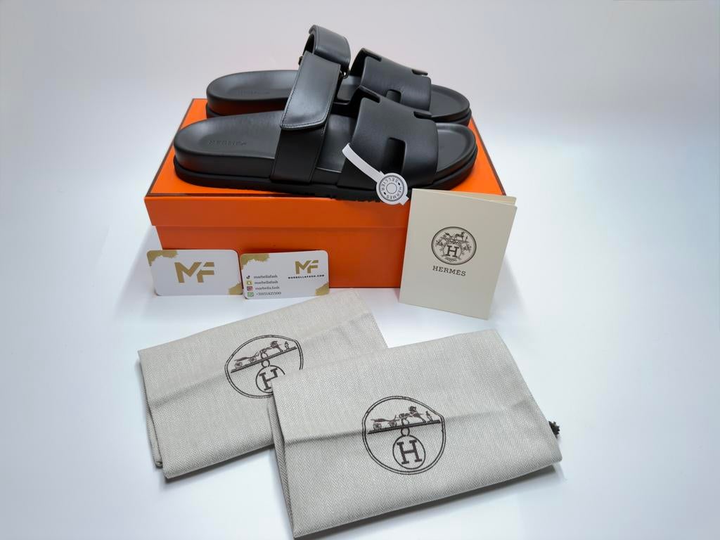 Hermes Sandals Chypre, Kleding | Heren, Schoenen, Ophalen of Verzenden, Nieuw, Zwart