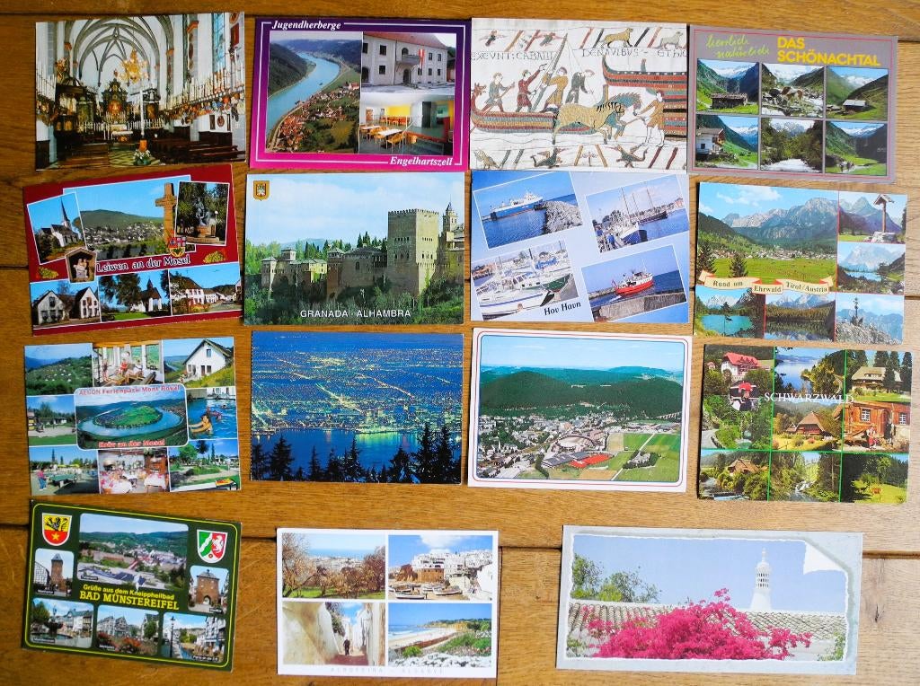 175  ansichtkaarten Europa, diverse landen en steden., Ophalen of Verzenden