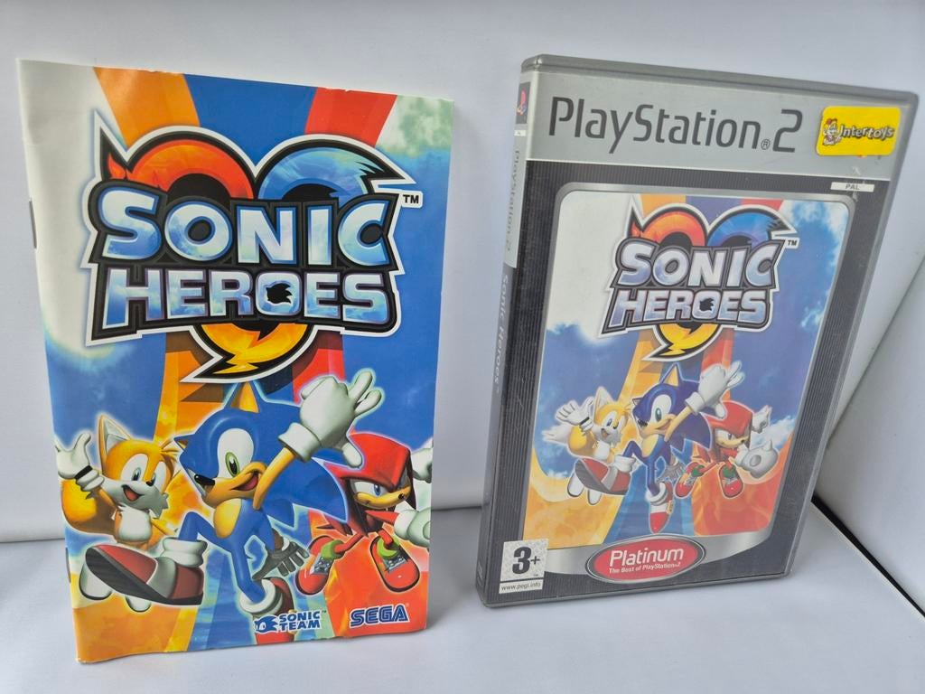Sonic Heroes ps2, Spelcomputers en Games, Games | Sony PlayStation 2, Avontuur en Actie, 1 speler, Ophalen of Verzenden, Zo goed als nieuw