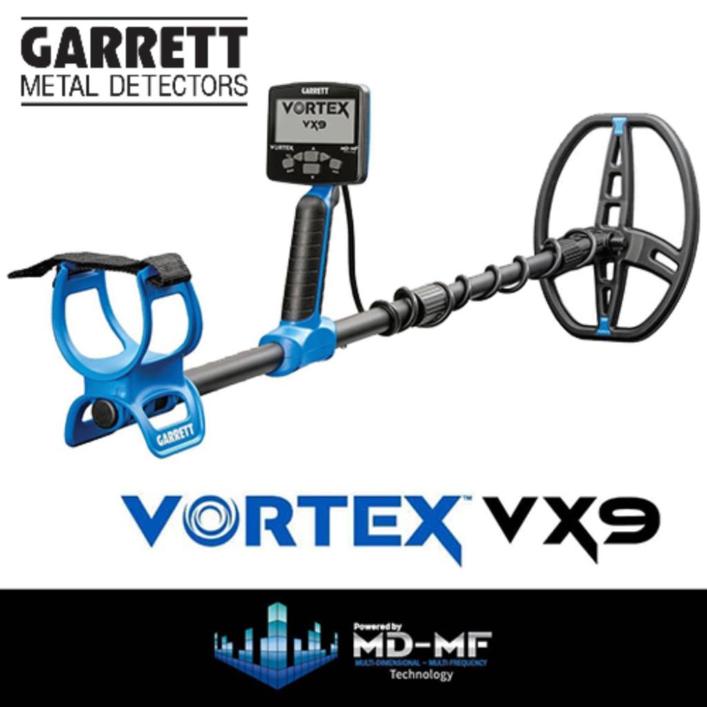 DETECTOR PLAZA: Garrett Vortex VX9 metaaldetector NIEUW !!!, Hobby en Vrije tijd, Metaaldetectors, Garrett, Meer dan 30 cm, Nieuw