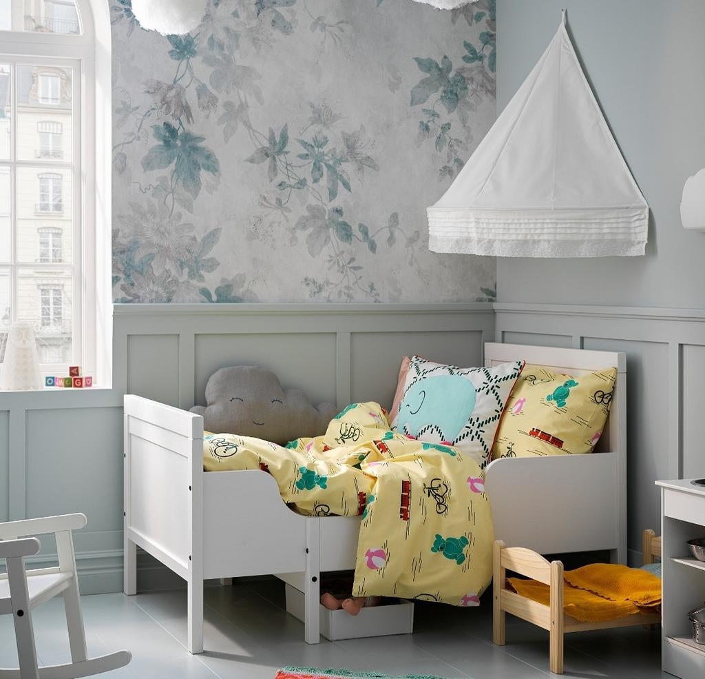 IKEA Sundvik Meegroeibed - Wit - € 219 nieuw, Kinderen en Baby's, Kinderkamer | Bedden, Ophalen, Gebruikt, 70 tot 85 cm, 140 tot 160 cm