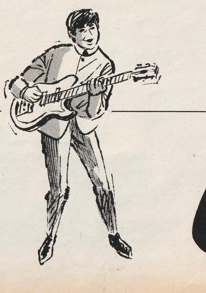 retro reclame 1964 Schuttersveld gitaar muziekinstrument, Verzamelen, Verzenden, Overige typen