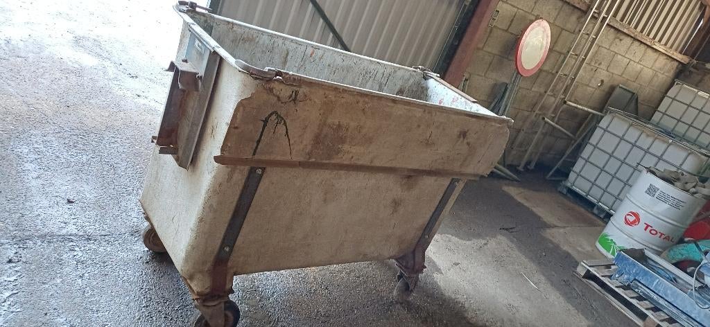 Afval container, Ophalen, Kunststof, Gebruikt, 40 liter of meer