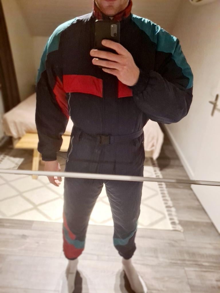 Origineel Retro Vintage 80's Skipak, Maat 48/50 (M), Vintage, Ophalen of Verzenden, Gedragen