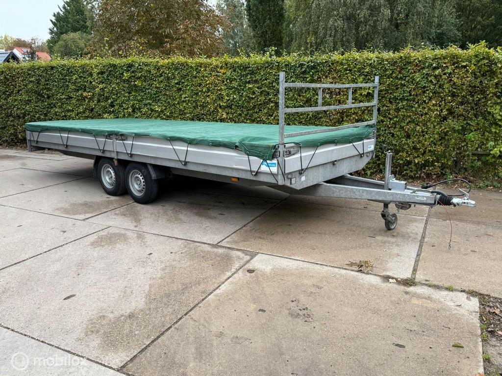 Hapert platauwagen, 605x220cm, 3500kg, aanhangwagen, Gebruikt