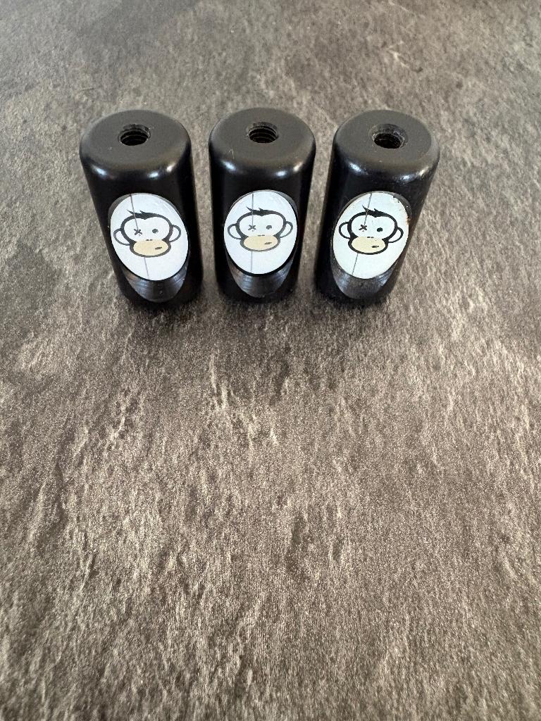 3x zwarte monkey Climber bobbins, Ophalen of Verzenden, Nieuw, Overige typen