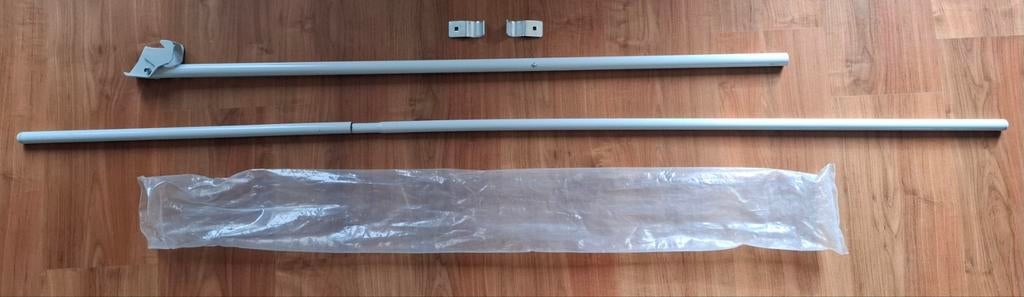 Brustor Spantang/Trekstang met Montage Steun 275 cm, Caravans en Kamperen, Caravan accessoires, Ophalen of Verzenden