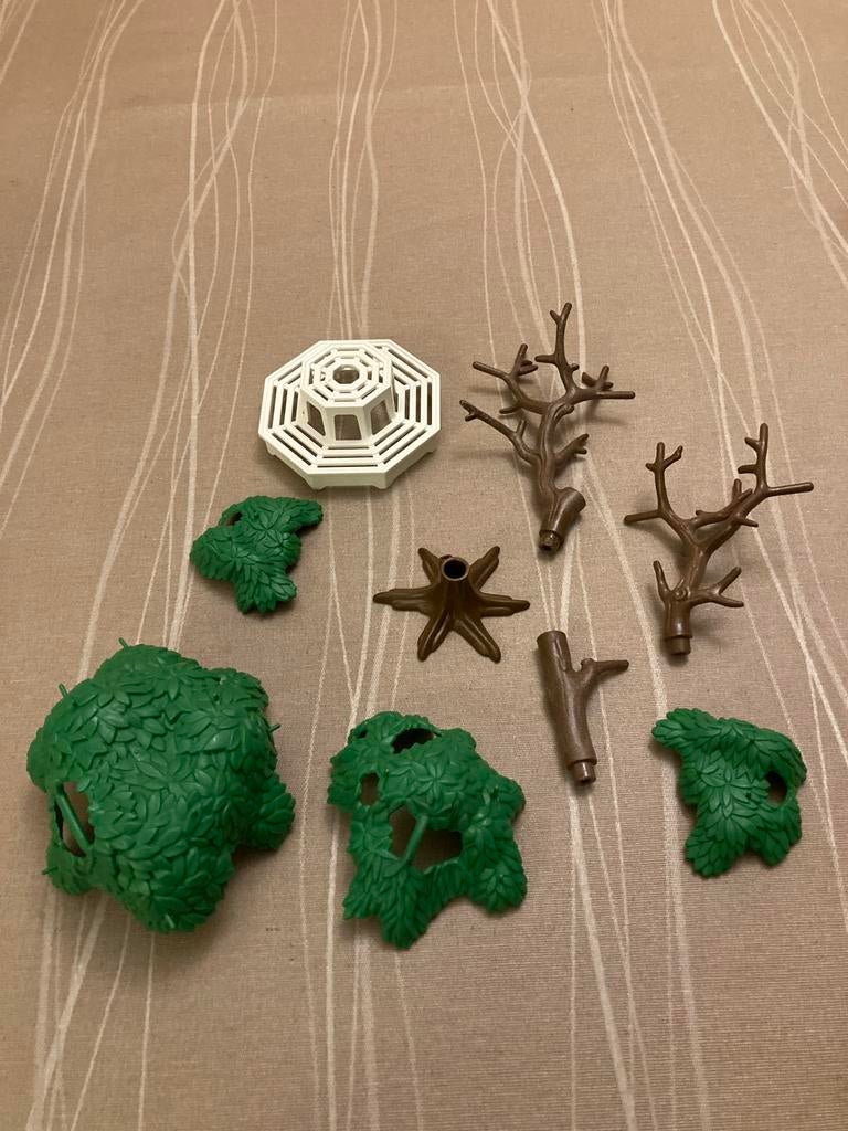 Playmobil boombank, bladeren ed…, Ophalen of Verzenden, Zo goed als nieuw