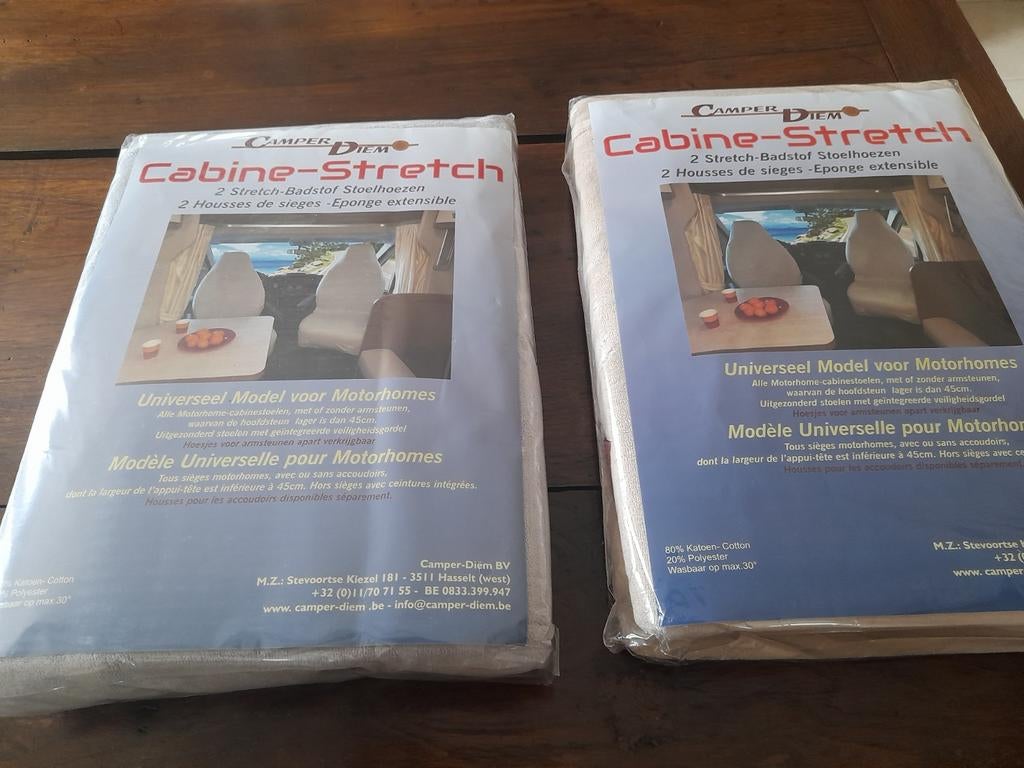 Nieuwe set universele zetelhoezen voor camper Camper Diem, Ophalen of Verzenden, Nieuw