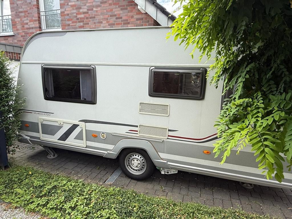 Prachtige L.M.C. Musica 470D Caravan "2009" te koop ., Mover, Frans bed, Bedrijf, 4 tot 5 meter