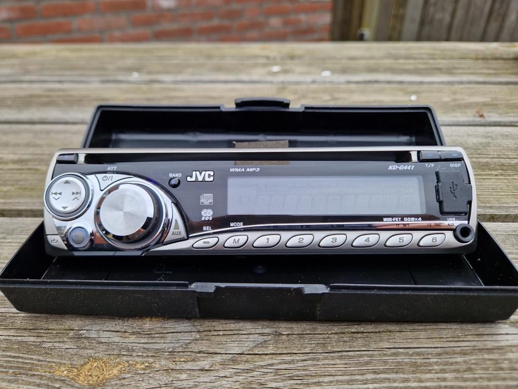 JVC Autoradio KD-G441 met USB/AUX en CD-speler, Ophalen of Verzenden, Gebruikt