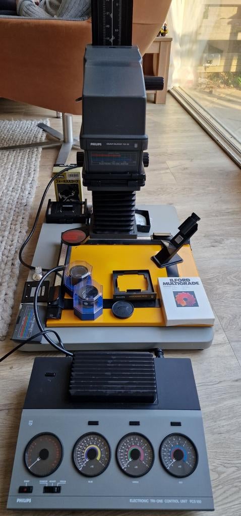 Philips PCS130+PCS150 kleuren en zwart/wit vergroter, Audio, Tv en Foto, Fotografie | Doka Toebehoren, Ophalen