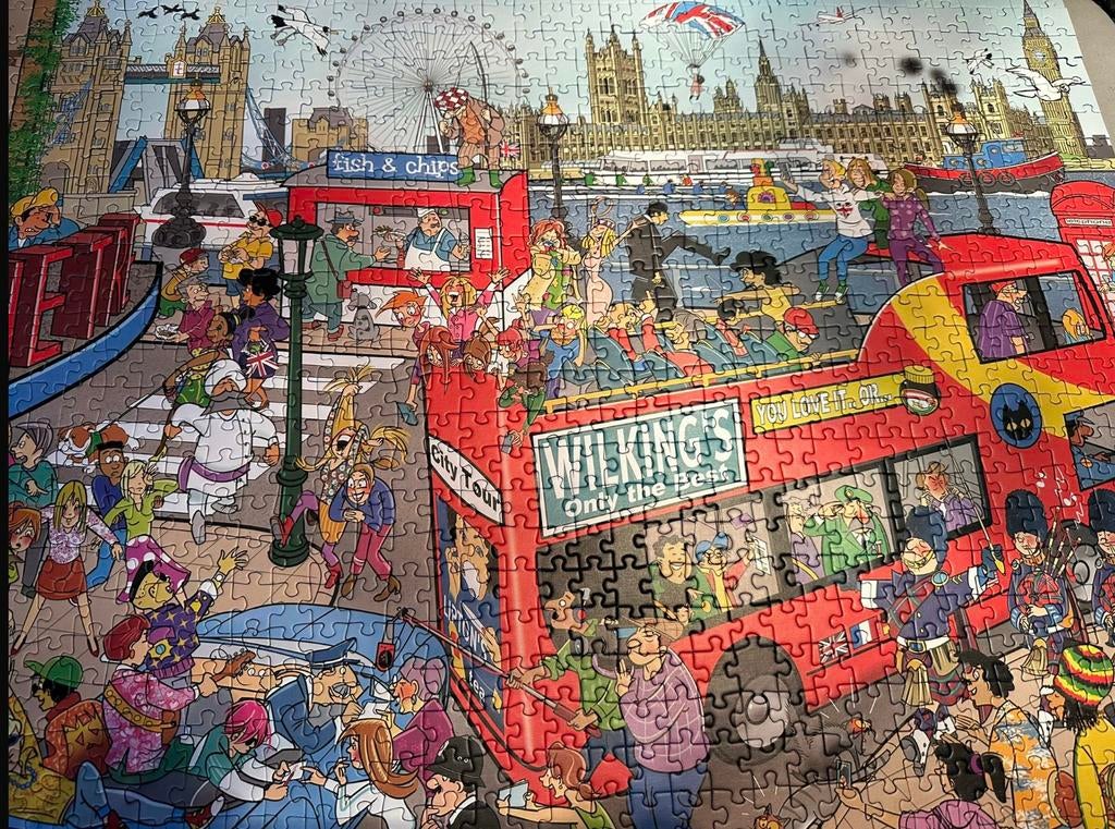 That’s life city Londen Puzzel, Ophalen, 500 t/m 1500 stukjes, Zo goed als nieuw, Legpuzzel