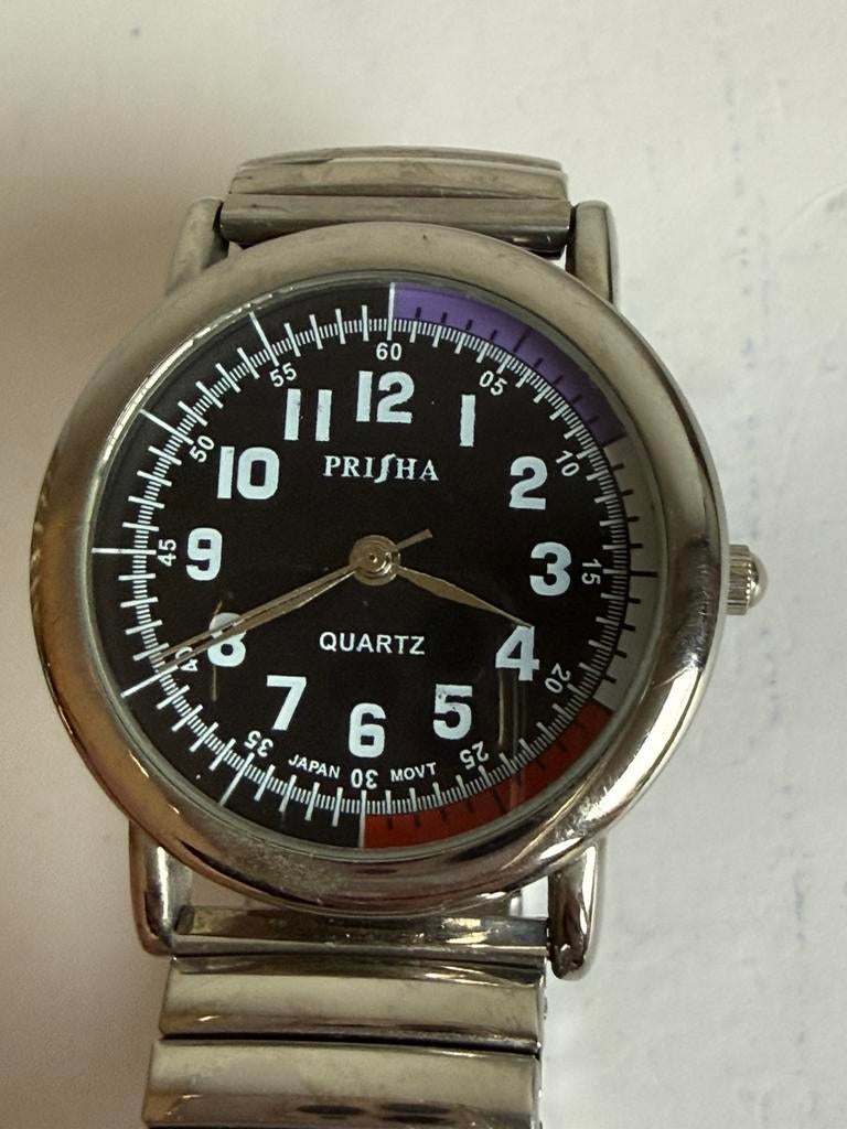 Prisha horloge zilverkleurig - 35mm, Overige merken, Staal, Gebruikt, Polshorloge