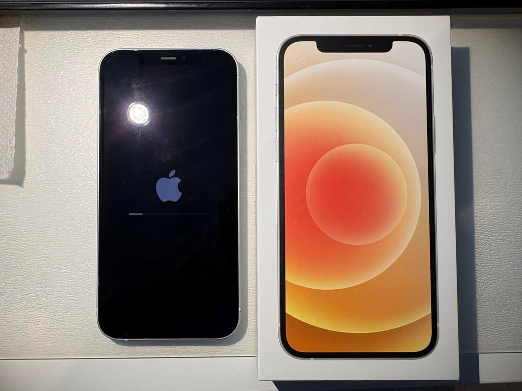 iPhone 12 wit 256GB, Telecommunicatie, Mobiele telefoons | Apple iPhone, Gebruikt, Wit, IPhone 12, Zonder simlock