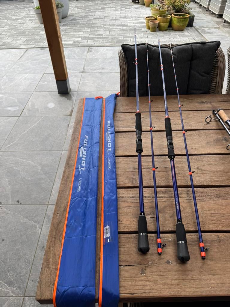 nieuwe colmic fullshot misaki hengel 2,5m en -150gr squid, Ophalen of Verzenden, Nieuw, Werphengel