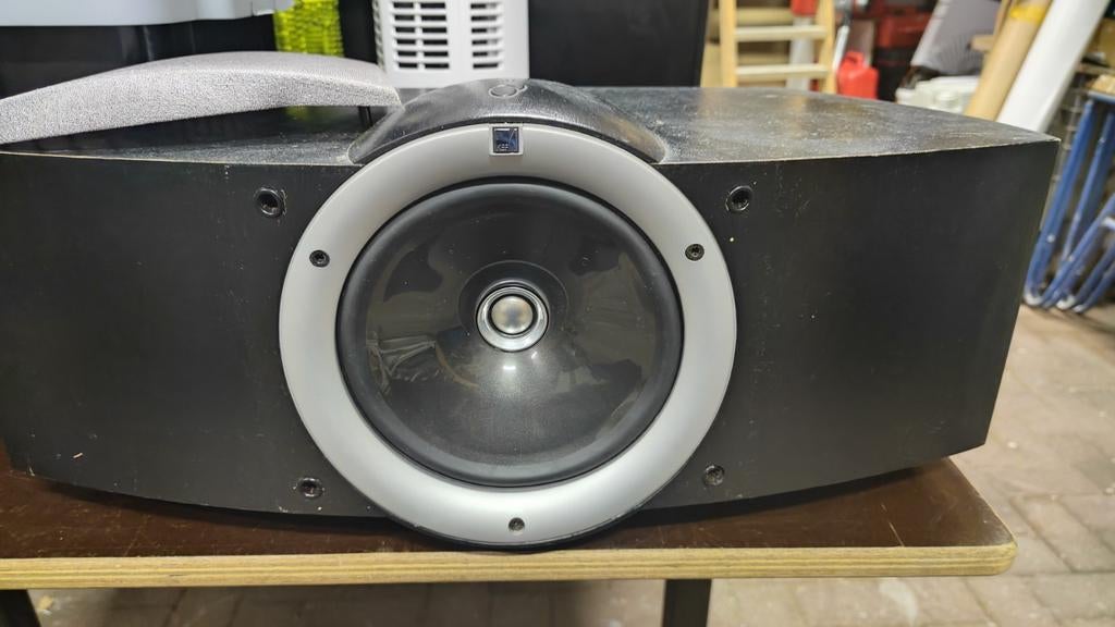 KEF Q9c Center Speaker - 8 Ohm, 15-120W, Gebruikt, 60 tot 120 watt, Center speaker, Ophalen