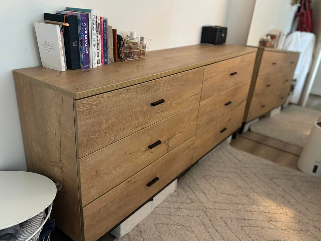 Light Wood Dresser, Ophalen, Gebruikt, 25 tot 50 cm, 50 tot 100 cm