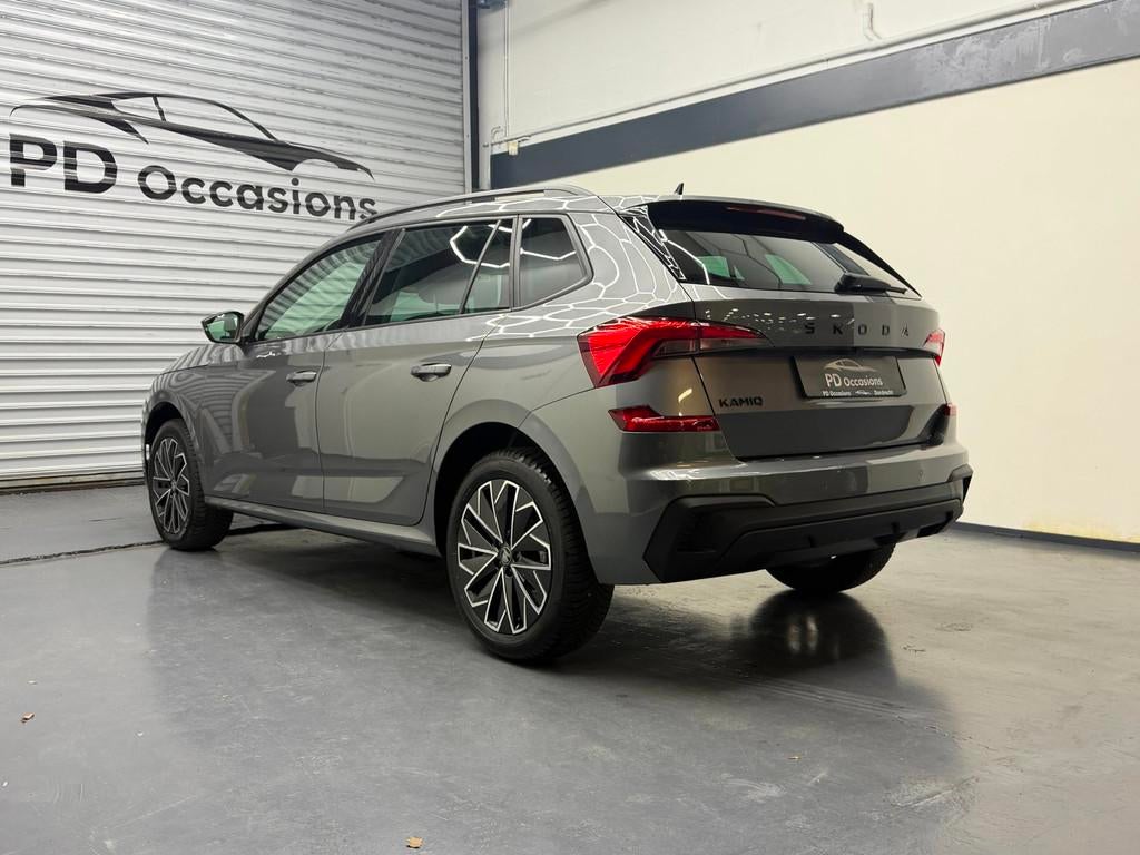 Skoda Kamiq 1.0 TSI 115PK Black Dots - Camera - Navi - Clima, Voorwielaandrijving, Stof, Gebruikt, Zwart