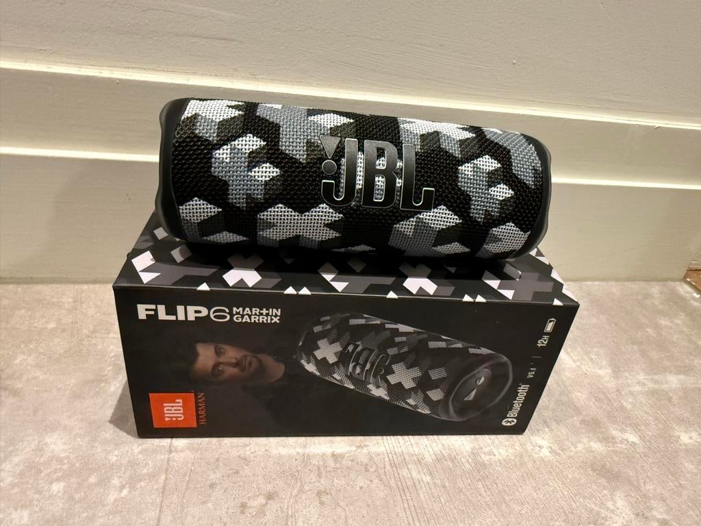 JBL Flip 6 Martin Garrix editie, Ophalen of Verzenden, Zo goed als nieuw, Overige typen, JBL