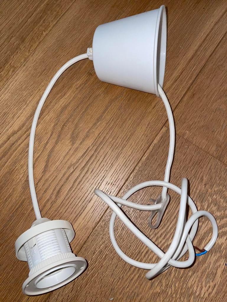 Ikea plafondlamp elektrisch draad lampekap, Ophalen of Verzenden, Zo goed als nieuw