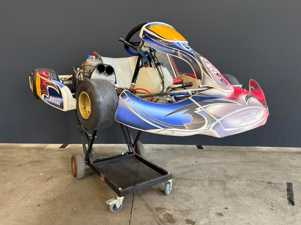 MS schakel kart TM K9 motor Alfano laptimer Dalmi pitkar, Ophalen, Gebruikt, Kart