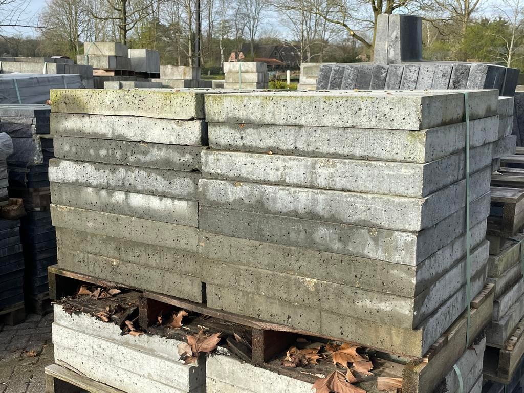 16 st Oud Hollandse tegels 60x60x7cm Grijs RESTPARTIJ, Ophalen, Nieuw, Beton, Terrastegels