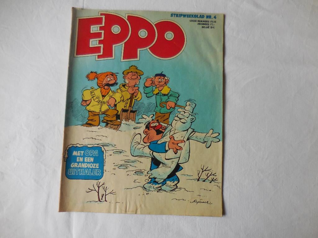 StripWeekblad Eppo 1978,1979 en 1980 113 losse nummers, Boeken, Stripboeken, Meerdere stripboeken, Ophalen, Gelezen
