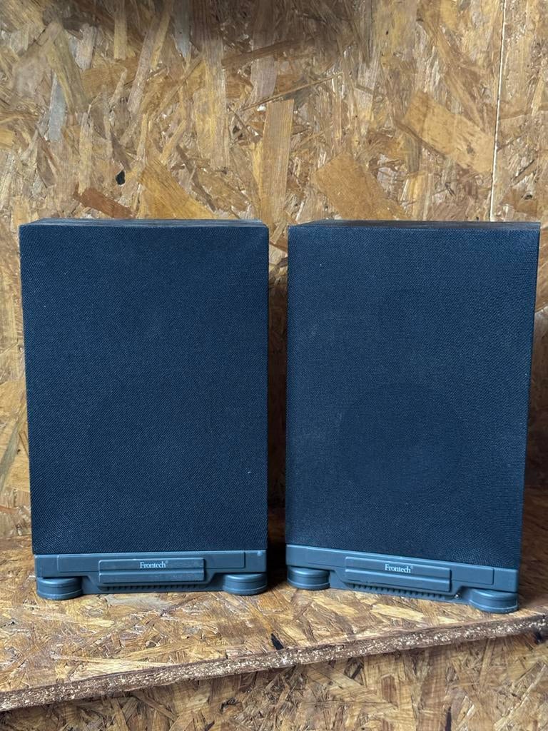 Set van 2 Frontech speakers - Compact en veelzijdig, Audio, Tv en Foto, Luidsprekers, Ophalen, Gebruikt, Front, Rear of Stereo speakers
