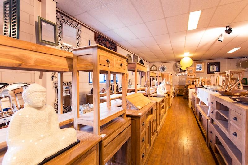 Lectuurbak met 1 lade - massief teakhout - bij TTM Wonen, TTM Wonen, Meubels – (Perzische) Tapijten en Woonaccessoires, Taag 63, 2491 CS, Den Haag (Forepark)