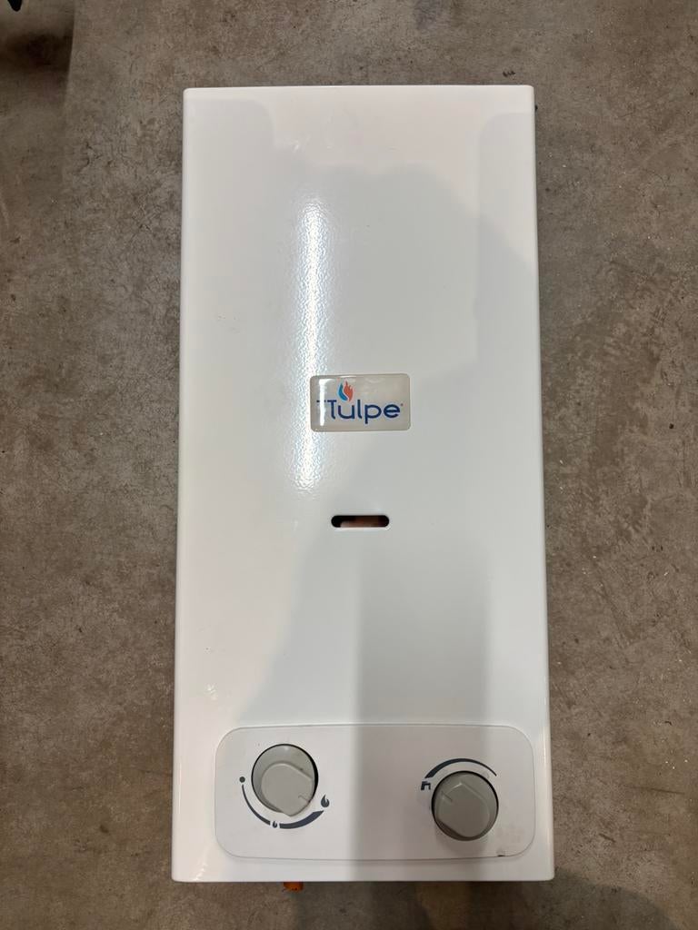 Camping caravan camper Geiser, Ophalen, Geiser, Minder dan 20 liter, Propaan of Butaan