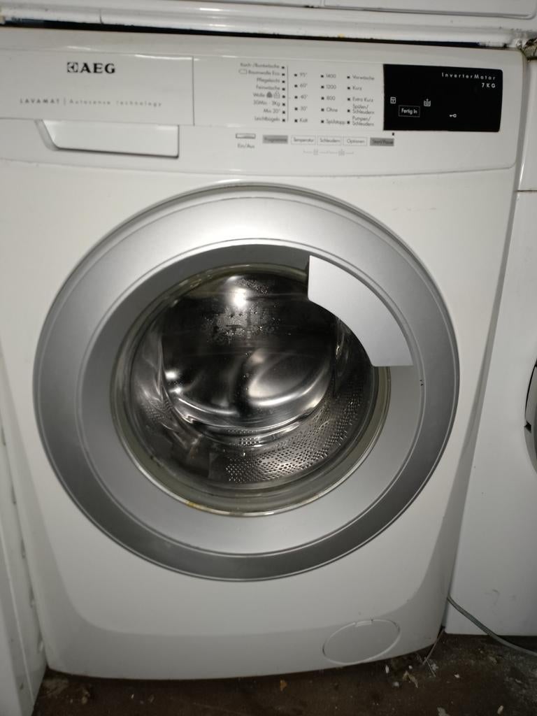 Aeg wasmachine 7 KG, Witgoed en Apparatuur, Wasmachines, Zo goed als nieuw, 6 tot 8 kg, 85 tot 90 cm, 1200 tot 1600 toeren, Ophalen of Verzenden