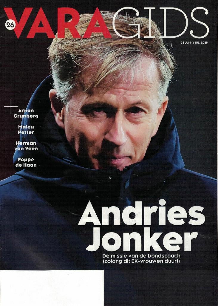 Herman van Veen in VARA Gids - 28 juni t/m 4 juli 2025., Boeken, Tijdschriften en Kranten, Zo goed als nieuw, Ophalen of Verzenden