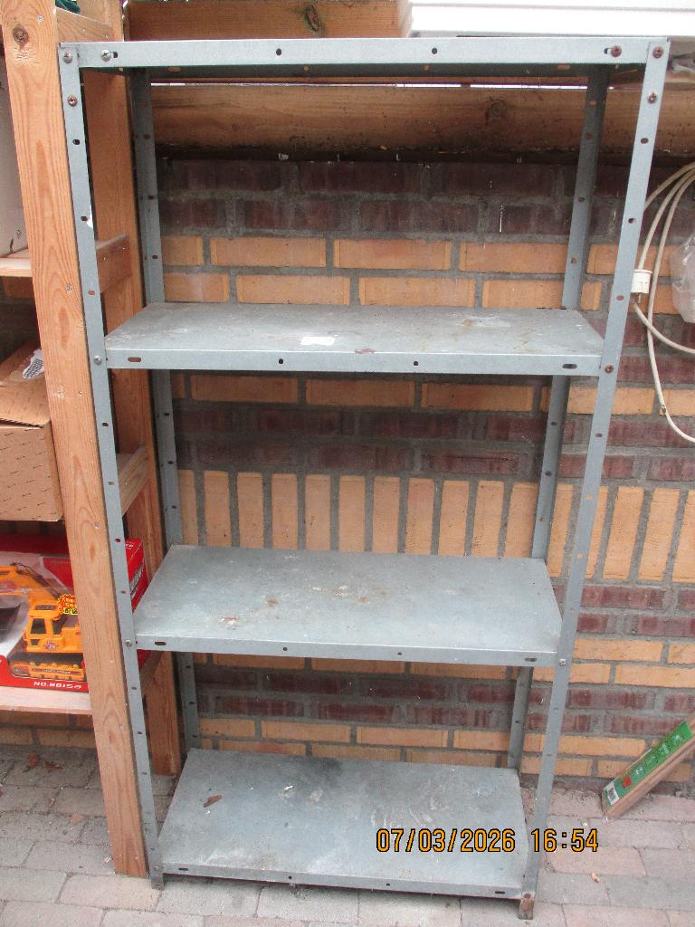 stelling rek  metaal, Ophalen, Gebruikt