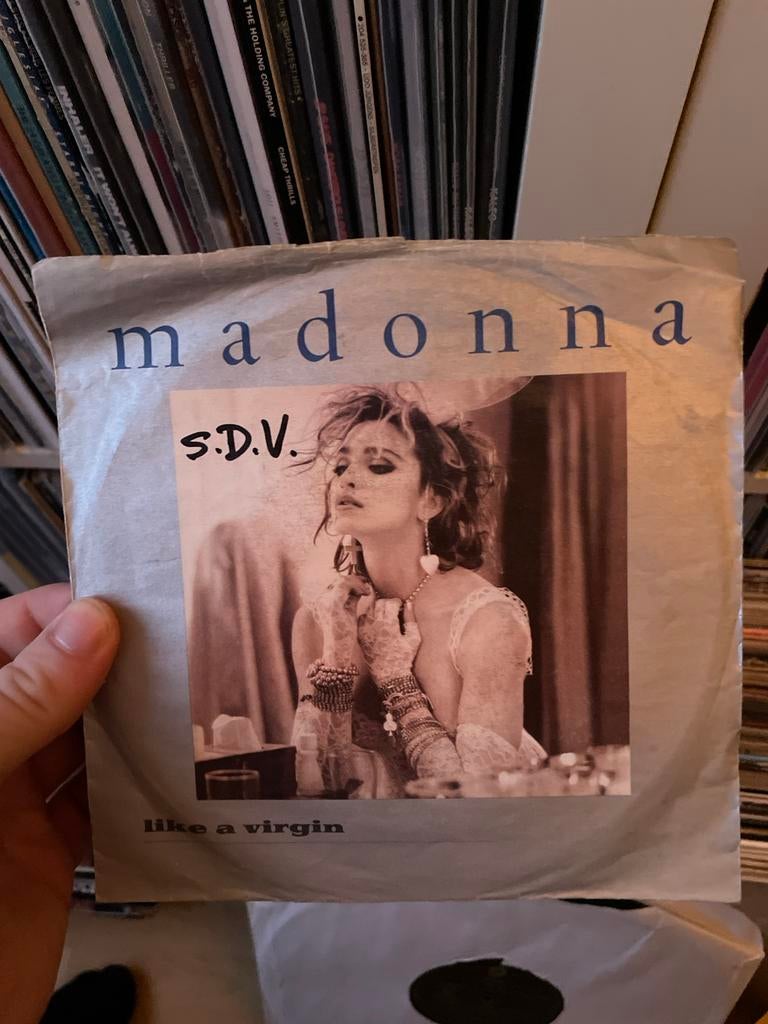 Madonna - Like a Virgin 7 inch single, Cd's en Dvd's, Vinyl Singles, Gebruikt, 7 inch, Single, Ophalen of Verzenden