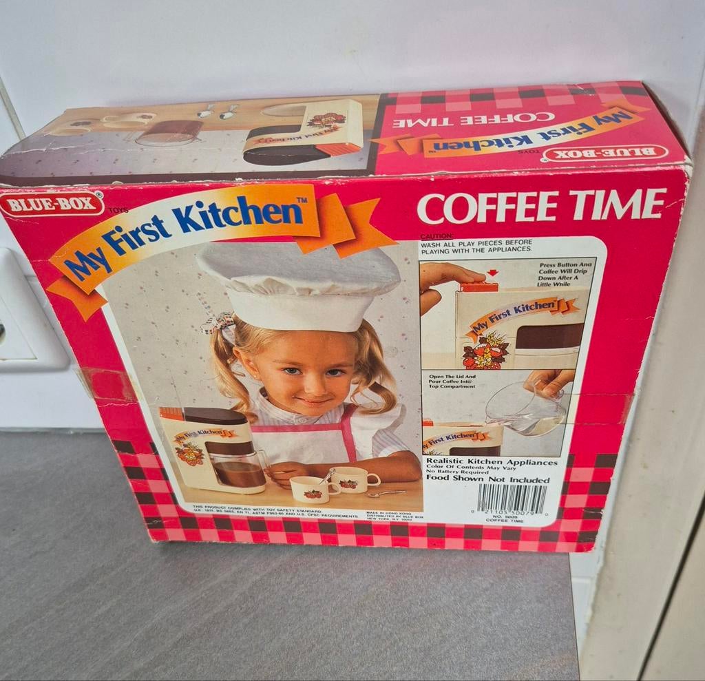 My First Kitchen Coffee Time speelgoed koffiezetapparaat, Ophalen of Verzenden, Gebruikt, Jongen of Meisje