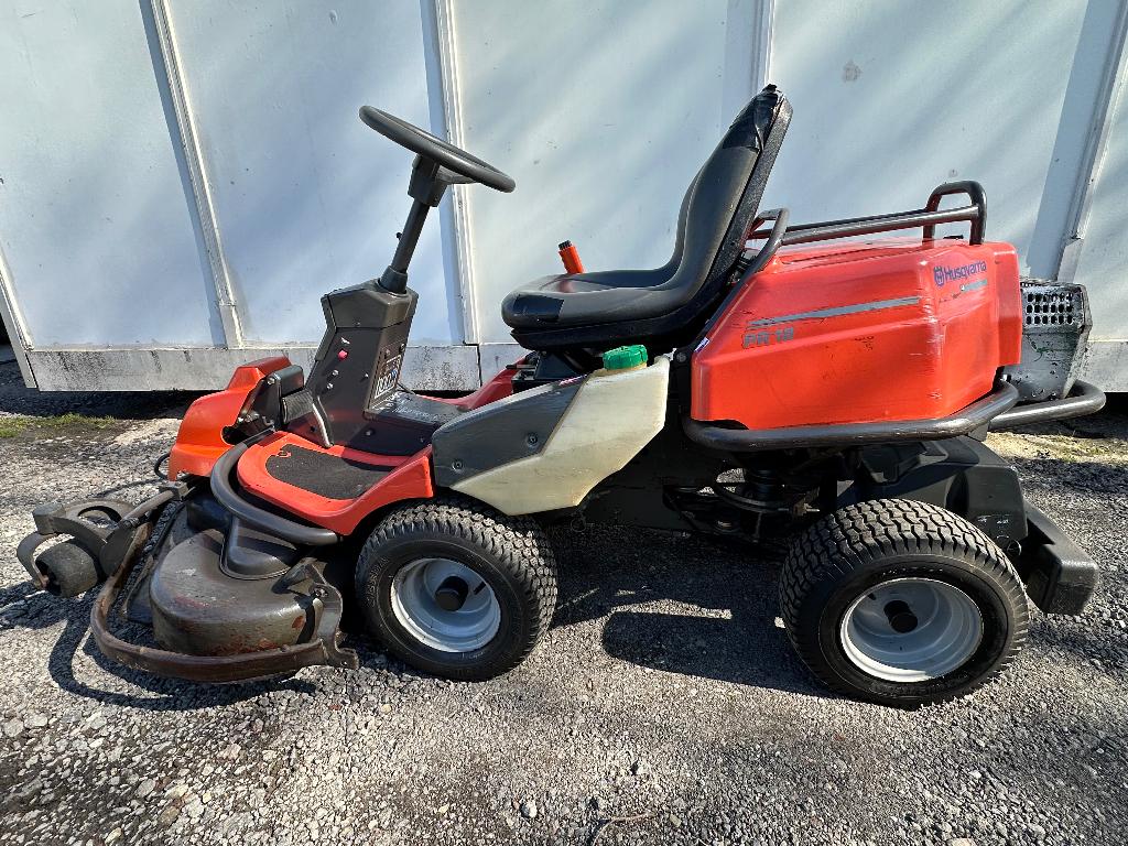 Husqvarna PRO18 Zitmaaier, Tuin en Terras, Zitmaaiers, Ophalen, Gebruikt, Husqvarna, 90 tot 120 cm