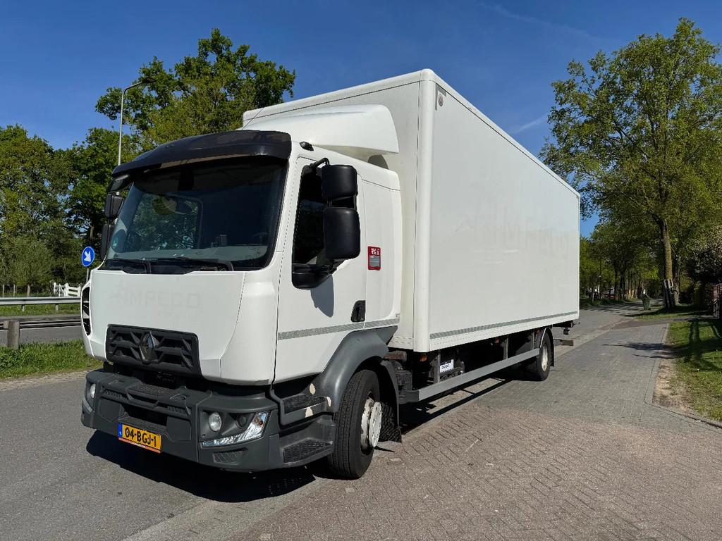Renault D Oprijwagen, gesloten laadbak. (bj 2015), Achterwielaandrijving, Euro 6, Renault, Wit