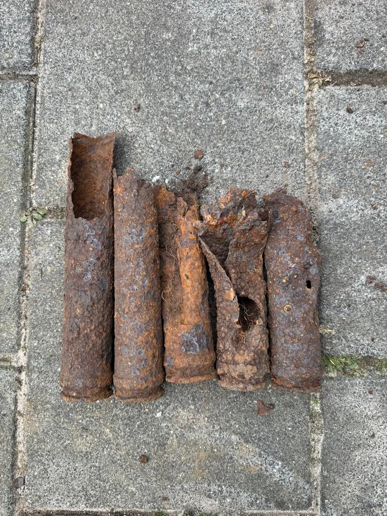 Duitse 3,7CM PaK/FlaK Hulzen IJzer Bodemvondst WW2, Verzamelen, Militaria | Tweede Wereldoorlog, Ophalen of Verzenden, Landmacht