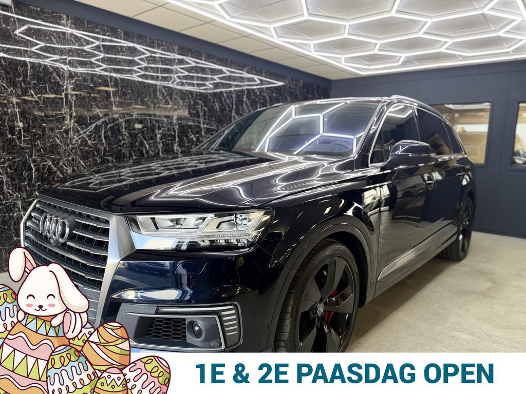 Audi Q7 3.0 TDI e-tron quattro Sport 3x s-line in opdracht v, Automaat, Gebruikt, Blauw, 2420 kg