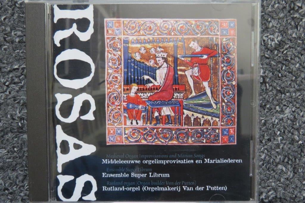 Cd orgel: Rosas, Middeleeuwse improvisaties en Marialiederen, Ophalen of Verzenden, Classicisme, Zo goed als nieuw, Kamermuziek