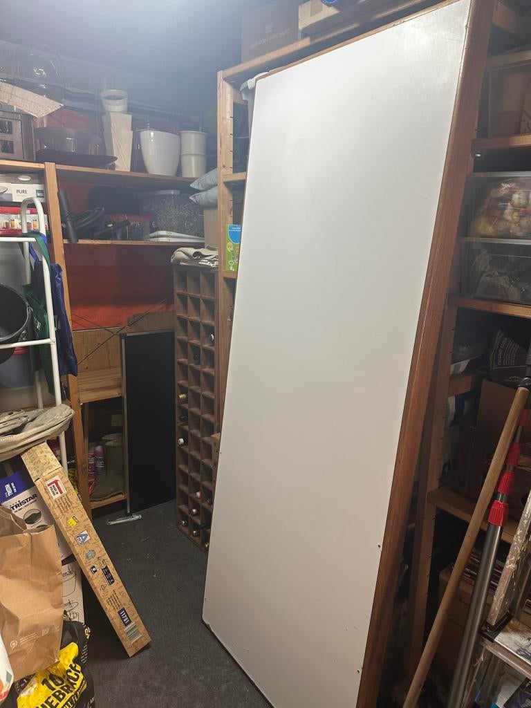 Stevige tafel, Huis en Inrichting, Tafels | Eettafels, Ophalen, Gebruikt, 50 tot 100 cm, Vijf personen of meer