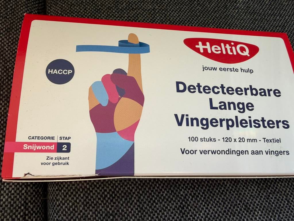 HACCP blauwe detectie vinger pleisters, Diversen, Verpleegmiddelen, Ophalen, Zo goed als nieuw