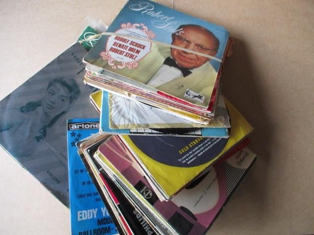 s5490 - 71 singles 1 koop, Ophalen, Gebruikt, Overige genres, 7 inch