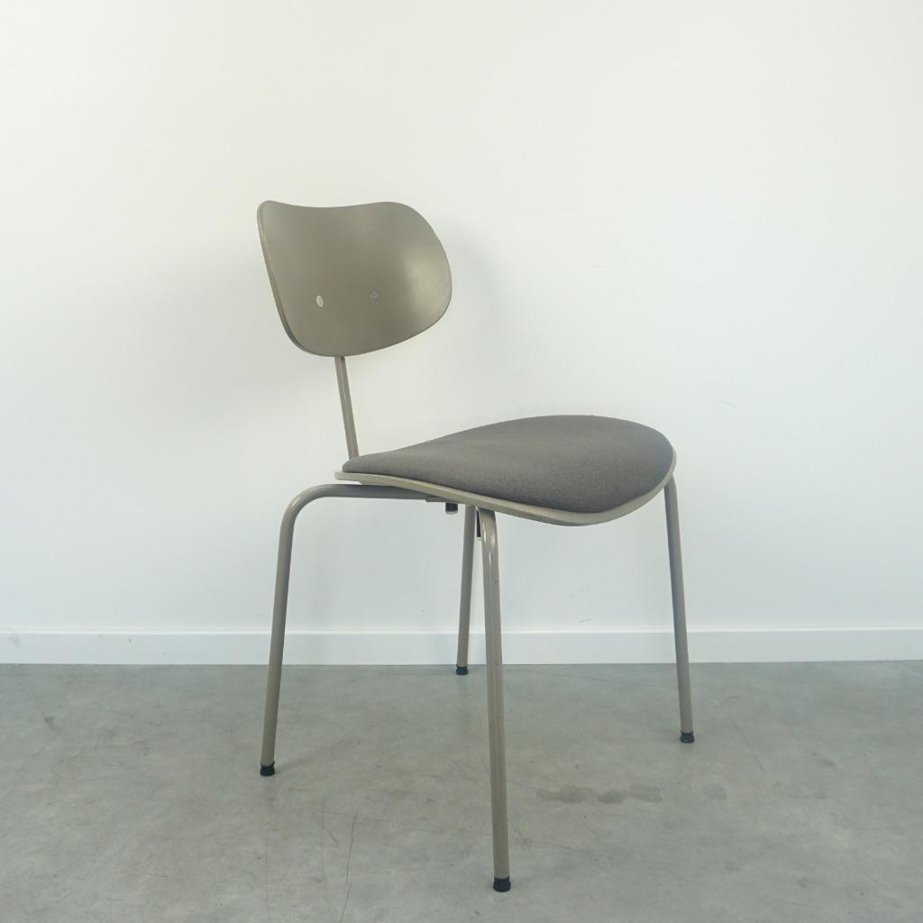 Wilde + Spieth van Egon Eiermann SE68 Stoel | Grijs | Stof, Gebruikt, -, -, Ophalen of Verzenden