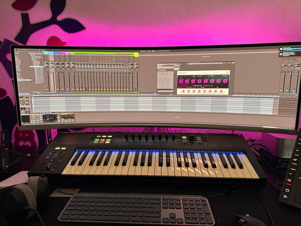 Native Instruments Komplete Kontrol S49 mk1 MIDI Keyboard, Gebruikt, Ophalen of Verzenden, Aanslaggevoelig, 49 toetsen
