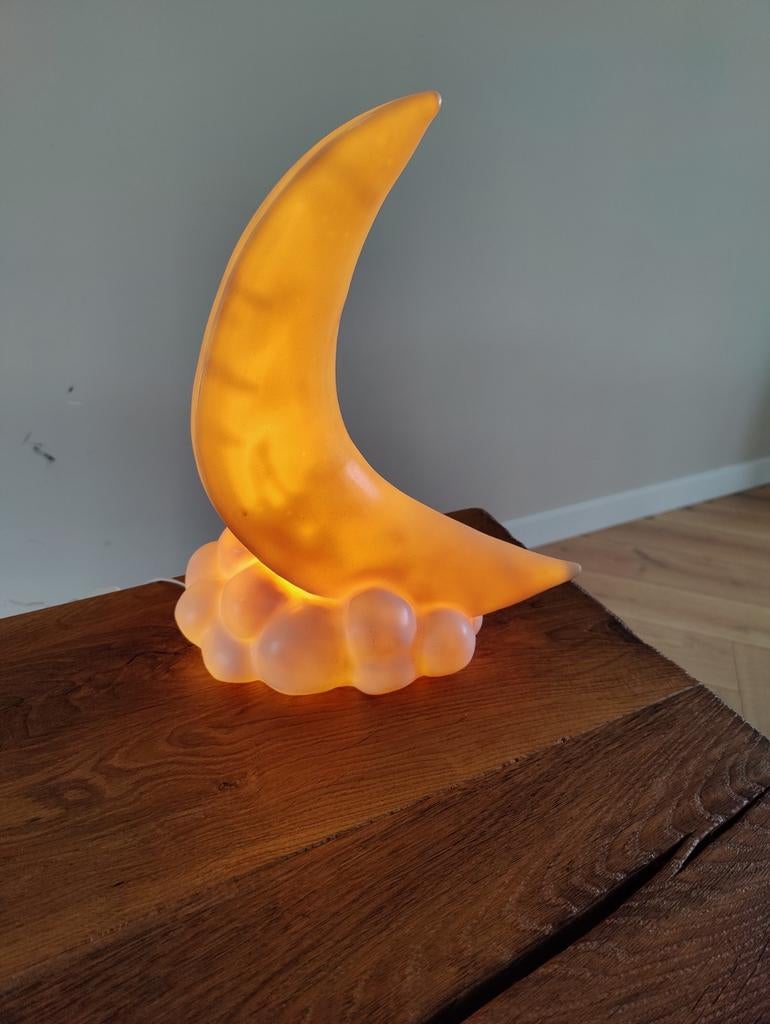 Heico Figuurlamp Maan, Ophalen of Verzenden, Zo goed als nieuw, Kunststof, Minder dan 50 cm