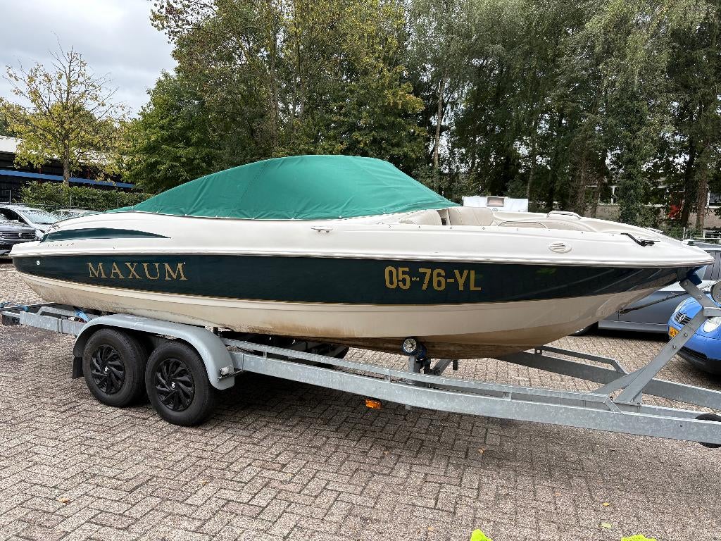 Maxum 1900SR 2000 4.3L V6 190Pk Inclusief trailer 2019, Watersport en Boten, Speedboten, Gebruikt, 3 tot 6 meter, Benzine, 120 tot 200 pk