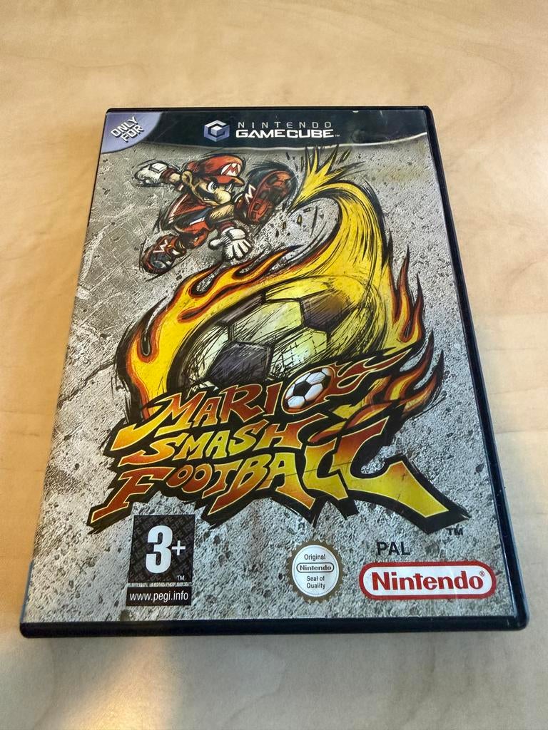 Mario Smash Football - Nintendo GameCube (PAL), Spelcomputers en Games, Gebruikt, Eén computer, Ophalen of Verzenden, Sport