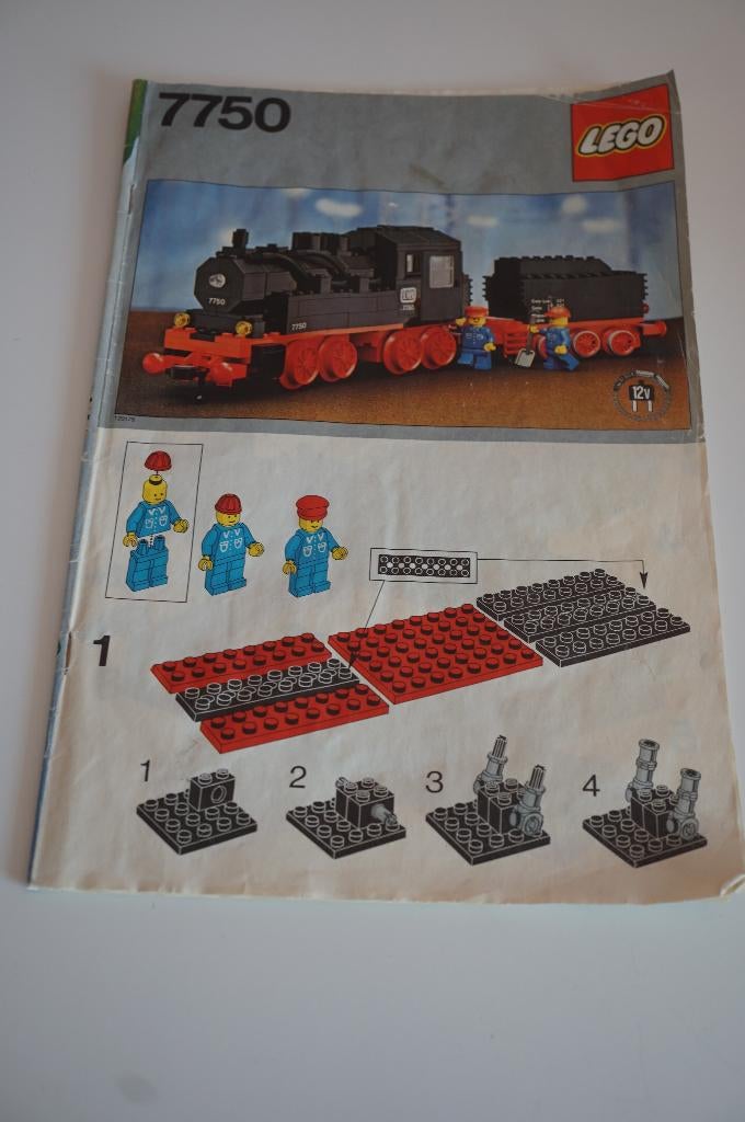 Bouwinstructie Lego trein 7750, Verzenden, Gebruikt, Complete set, Lego